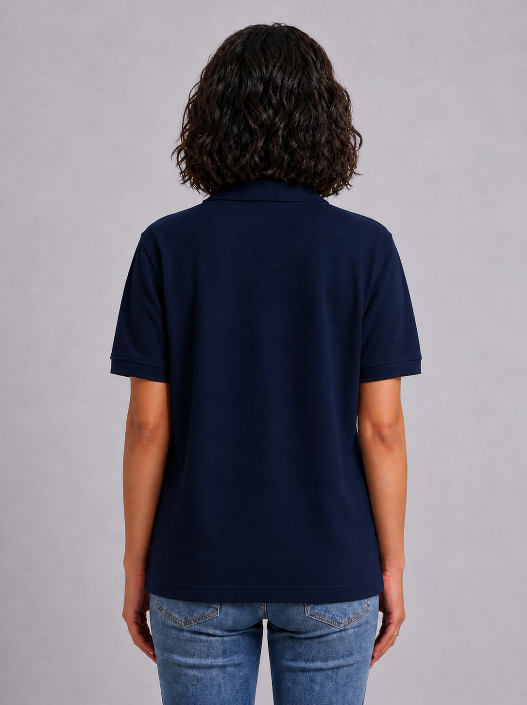 Dark Navy Polo Handala Short Sleeve