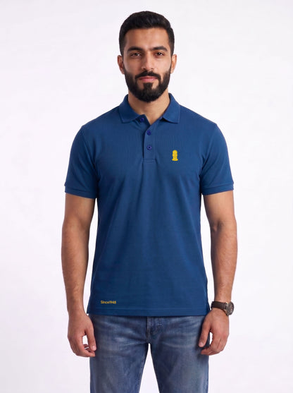 Royal Blue Polo Handala Short Sleeve
