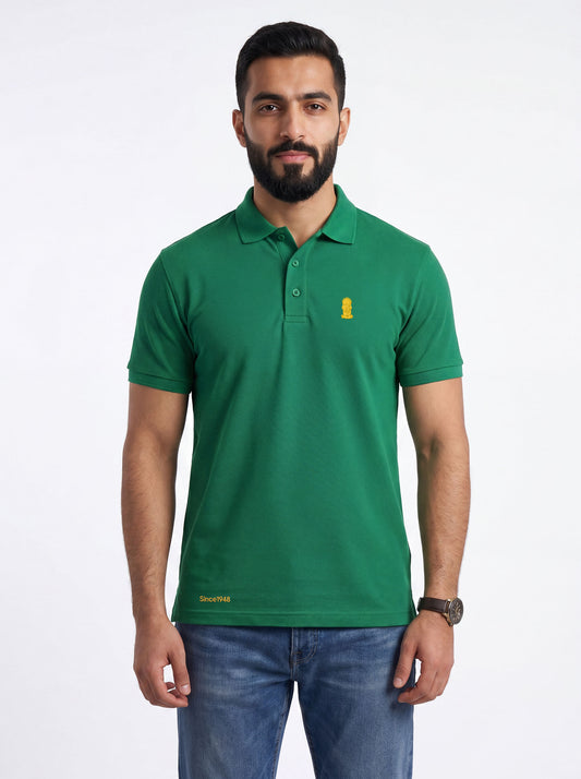 Green Polo Handala Short Sleeve