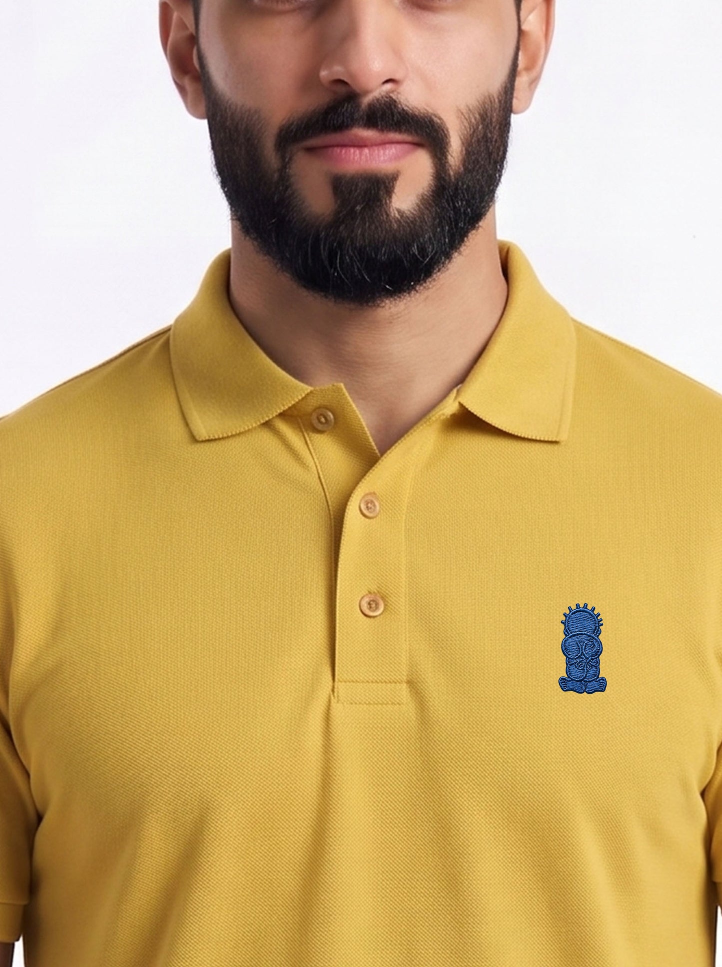 Yellow Polo Handala Short Sleeve
