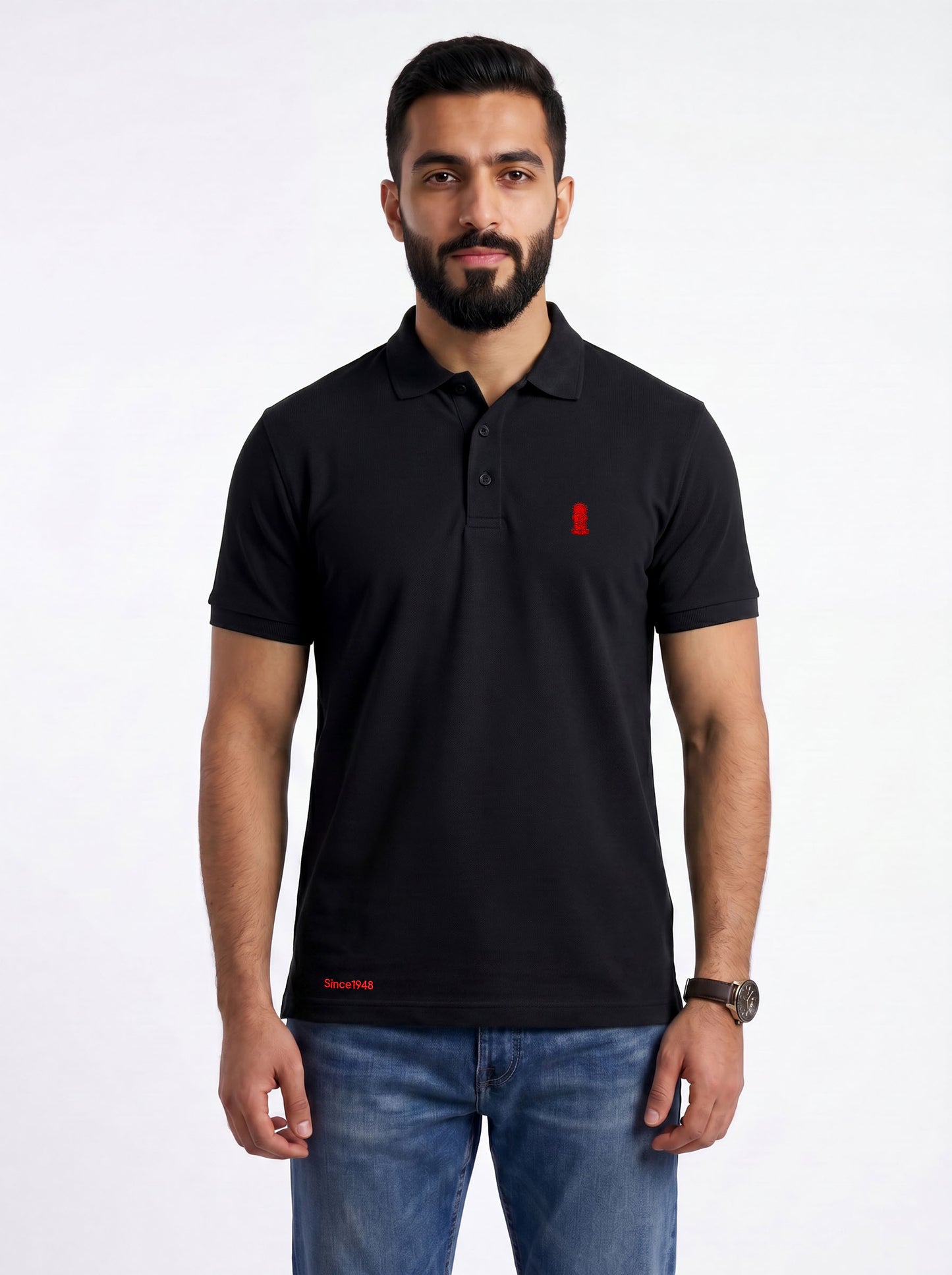 Black Polo Handala Short Sleeve
