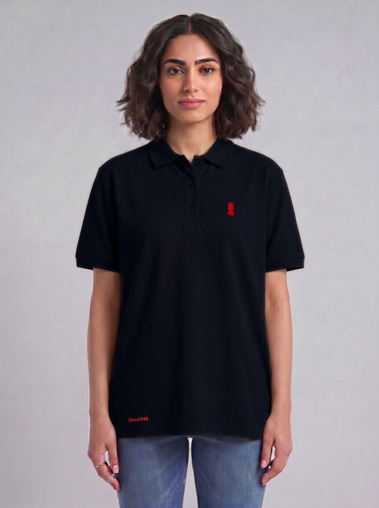 Dark Navy Polo Handala Short Sleeve