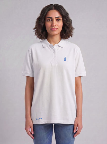 White Polo Handala Short Sleeve