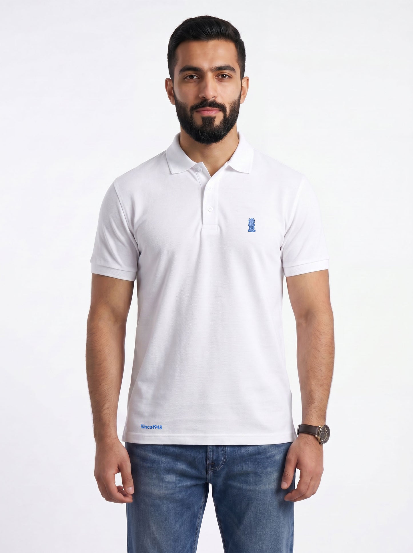 White Polo Handala Short Sleeve