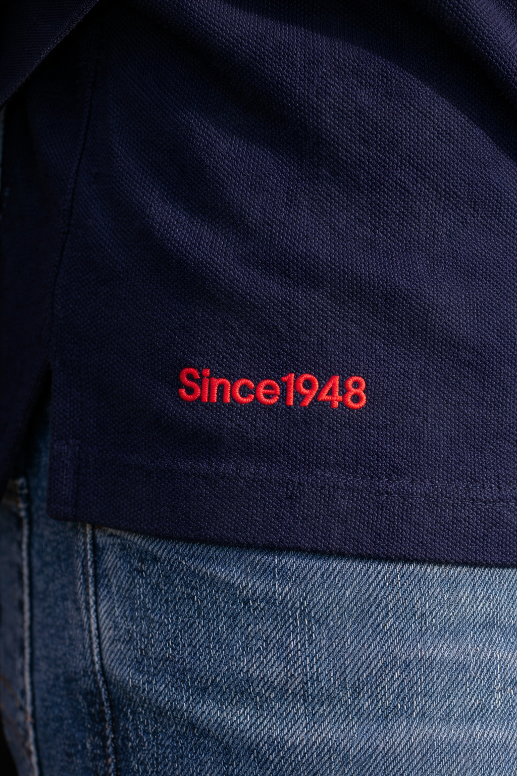 Dark Navy Polo Handala Short Sleeve