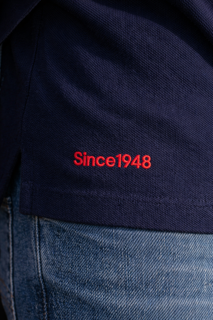 Dark Navy Polo Handala Short Sleeve