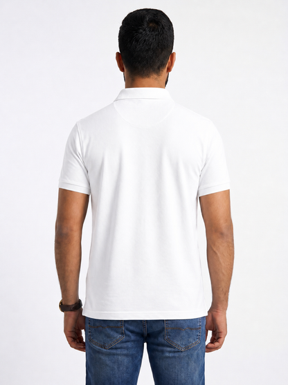 White Polo Handala Short Sleeve