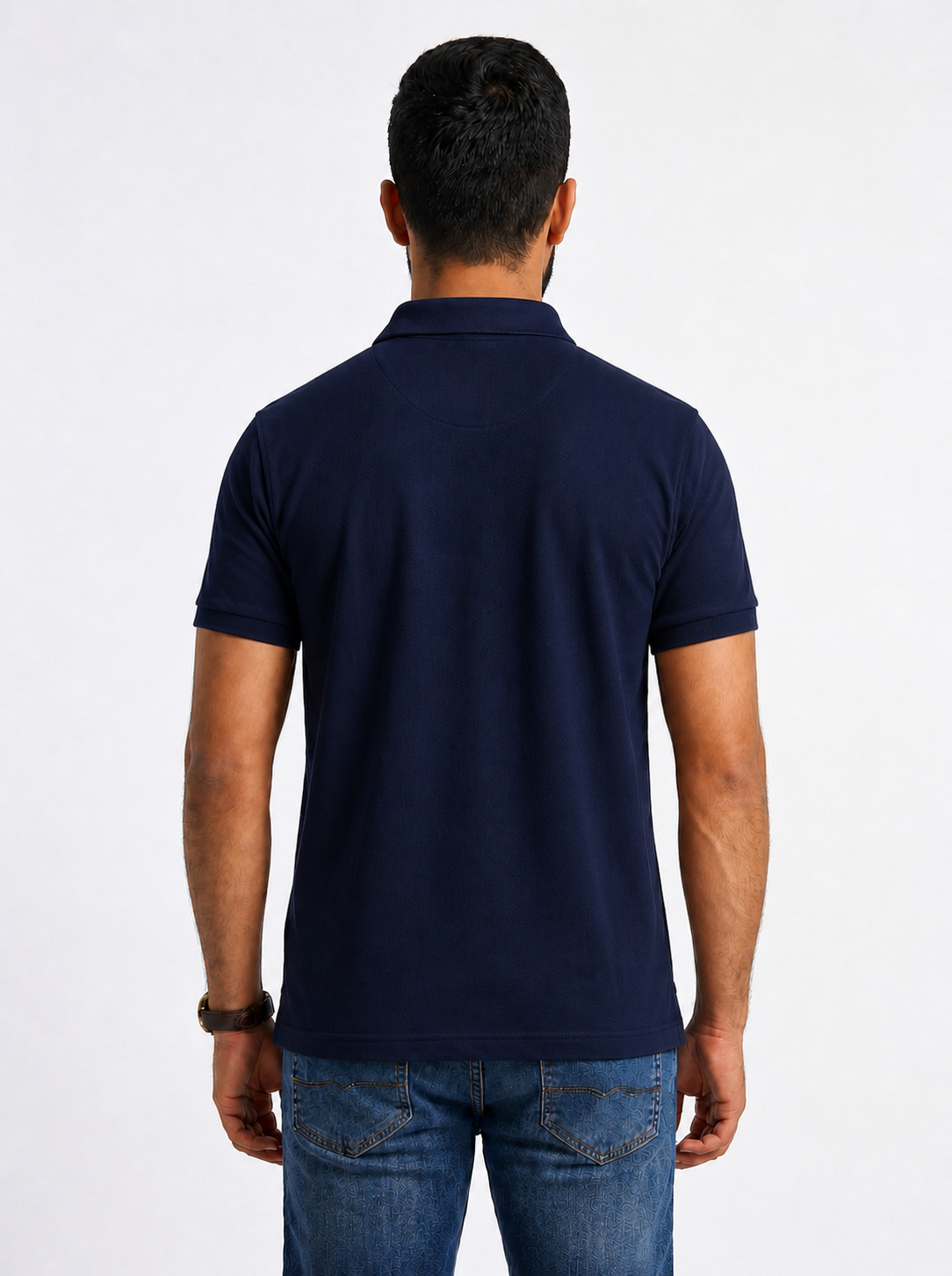 Dark Navy Polo Handala Short Sleeve
