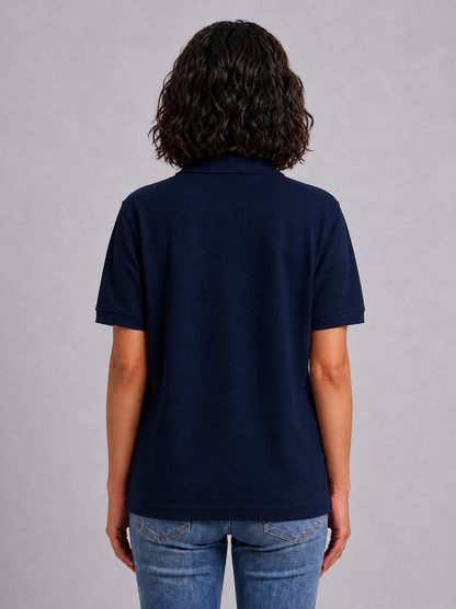 Dark Navy Polo Handala Short Sleeve