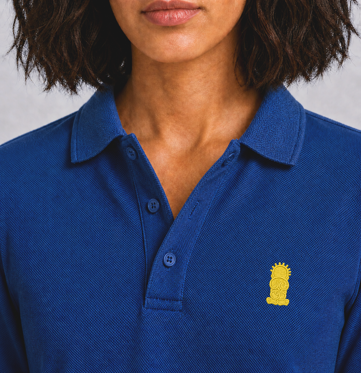 Royal Blue Polo Handala Short Sleeve