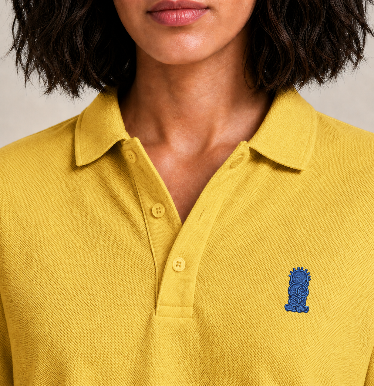 Yellow Polo Handala Short Sleeve